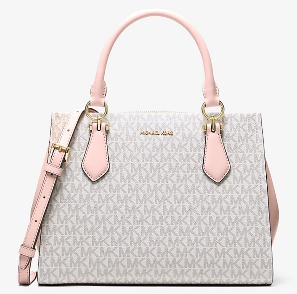 Michael Kors Pink Marilyn Medium Satchel 4