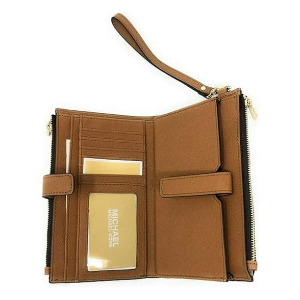 Michael Kors  Brown Jet Set Double Zip 3