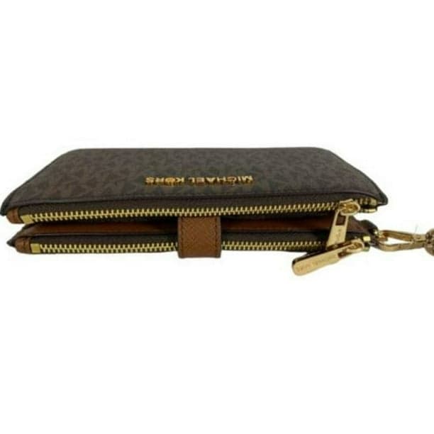 Michael Kors  Brown Jet Set Double Zip 5